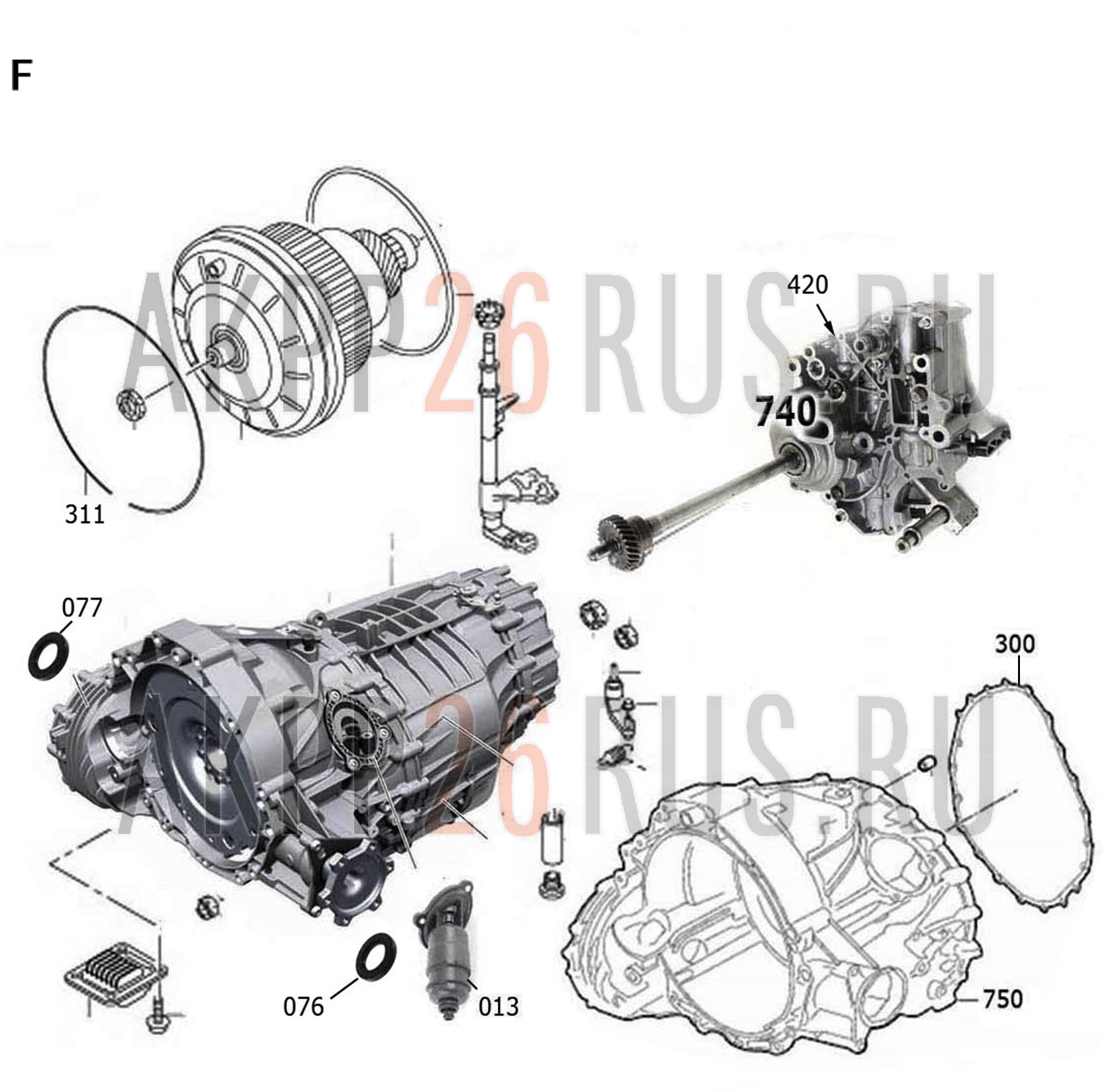 Схема для АКПП - CVT-0AW, VL380, VL381