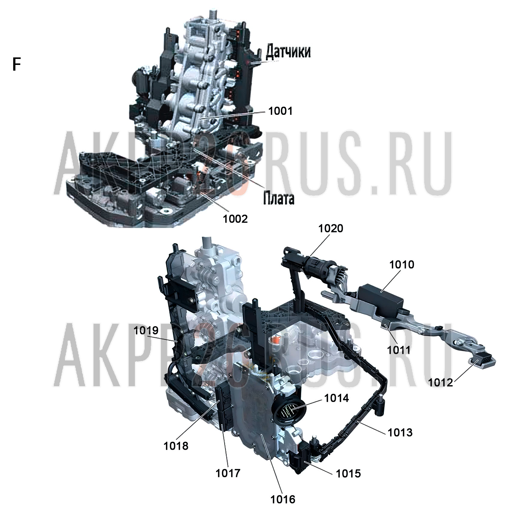 Схема для АКПП - 0B5