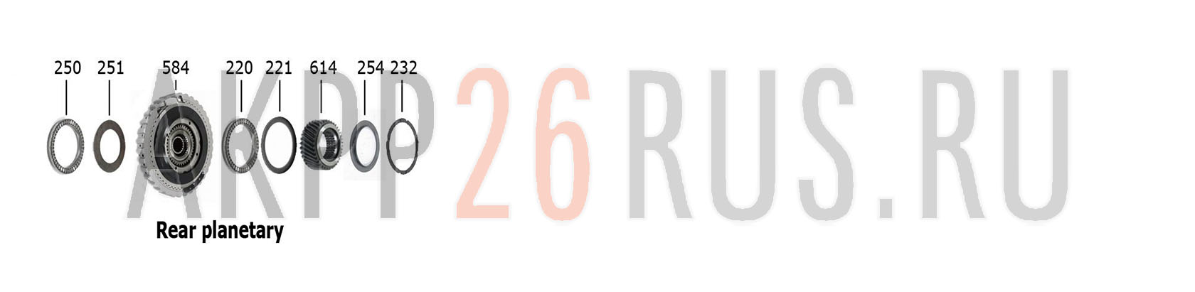 Схема для АКПП - A8LF1