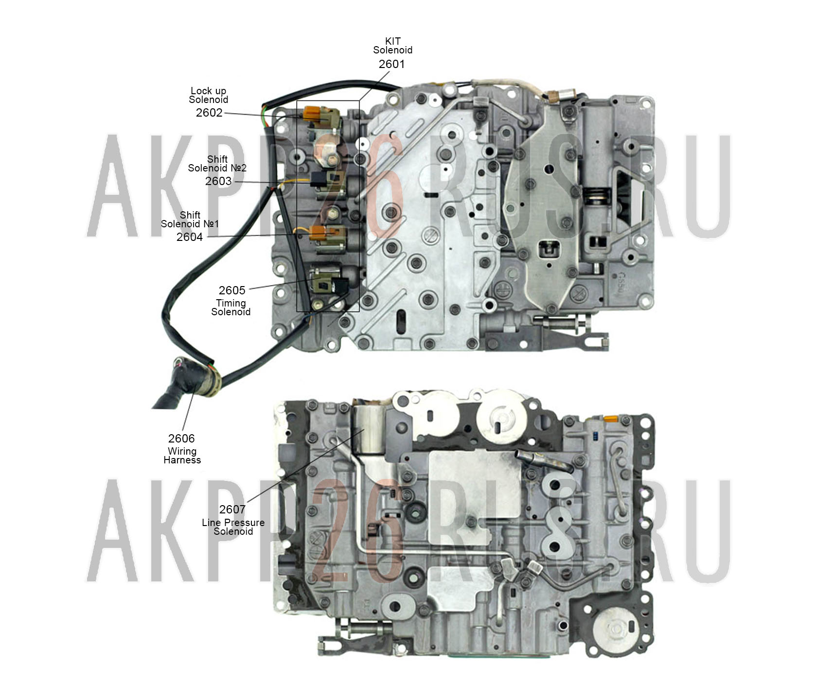 Схема для АКПП - AW450-43LE