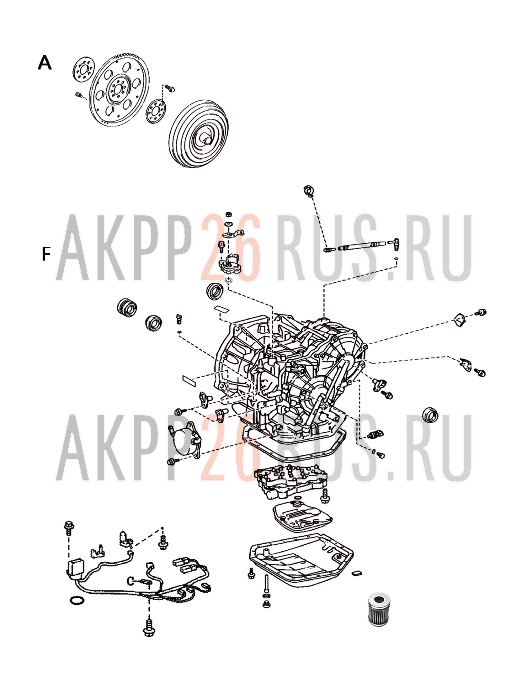 Схема для АКПП - K313 (CVT), K313