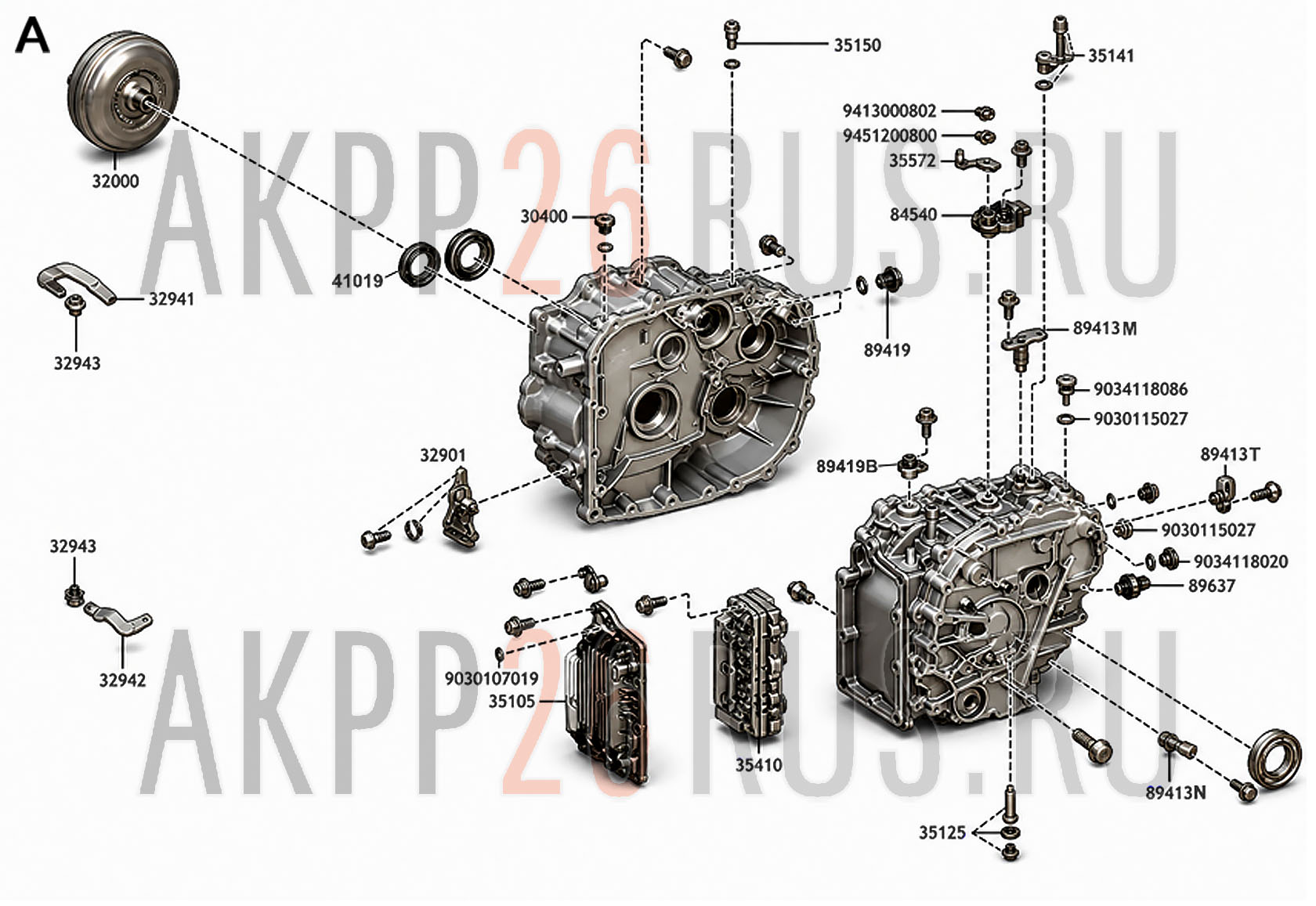 Схема для АКПП - K120 (CVT), K120F (CVT)