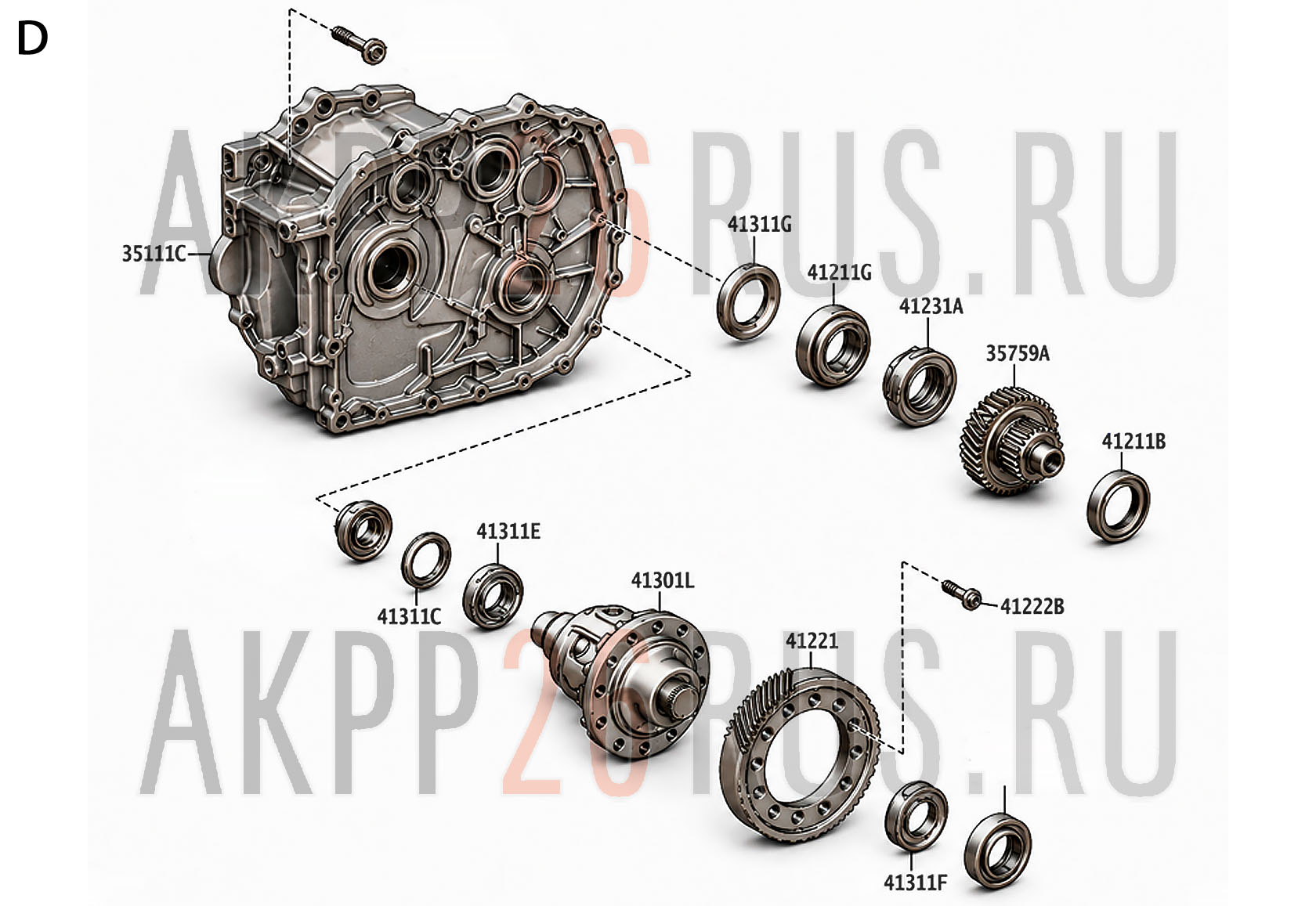 Схема для АКПП - K120 (CVT), K120F (CVT)