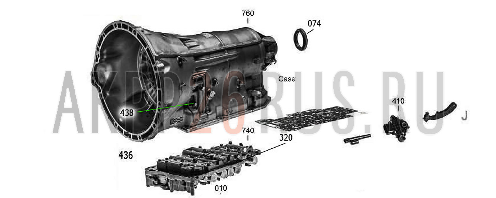 Схема для АКПП - TR-80SD, 0C8, TR-81SD, TR-82SD, TR-80SN, TR-81SN, TR-82SN, AL1000
