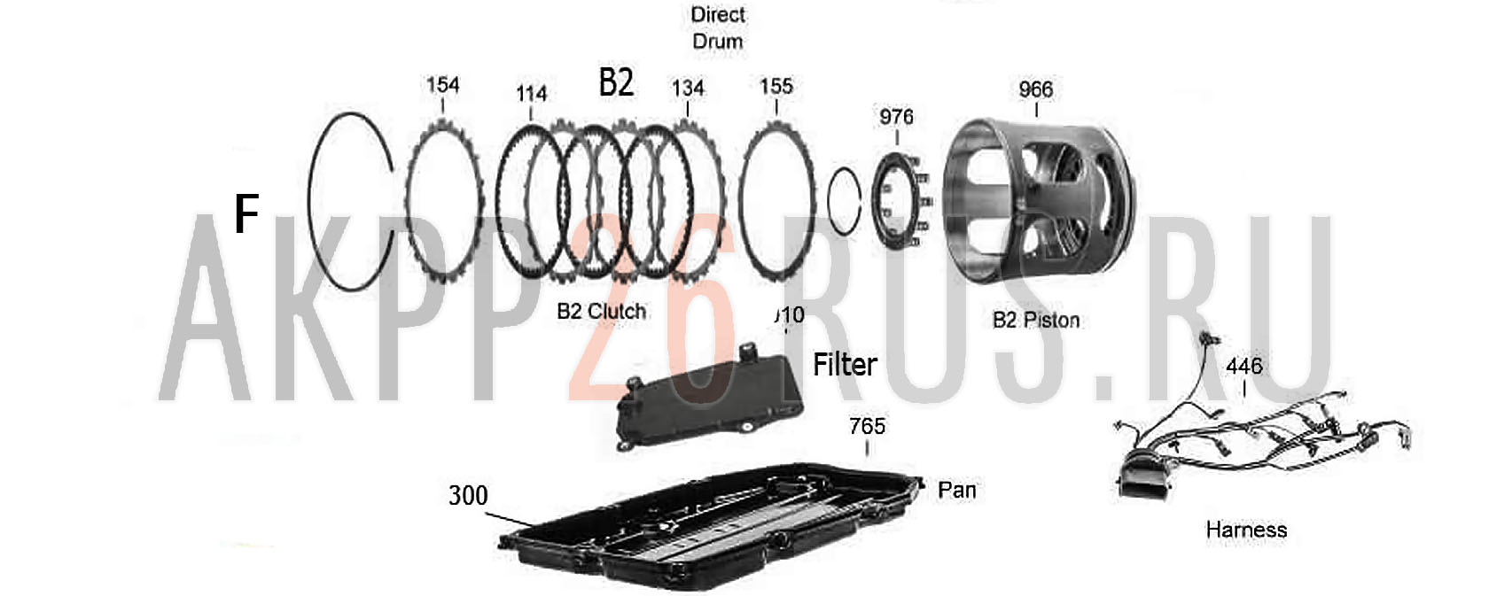 Схема для АКПП - TR-80SD, 0C8, TR-81SD, TR-82SD, TR-80SN, TR-81SN, TR-82SN, AL1000