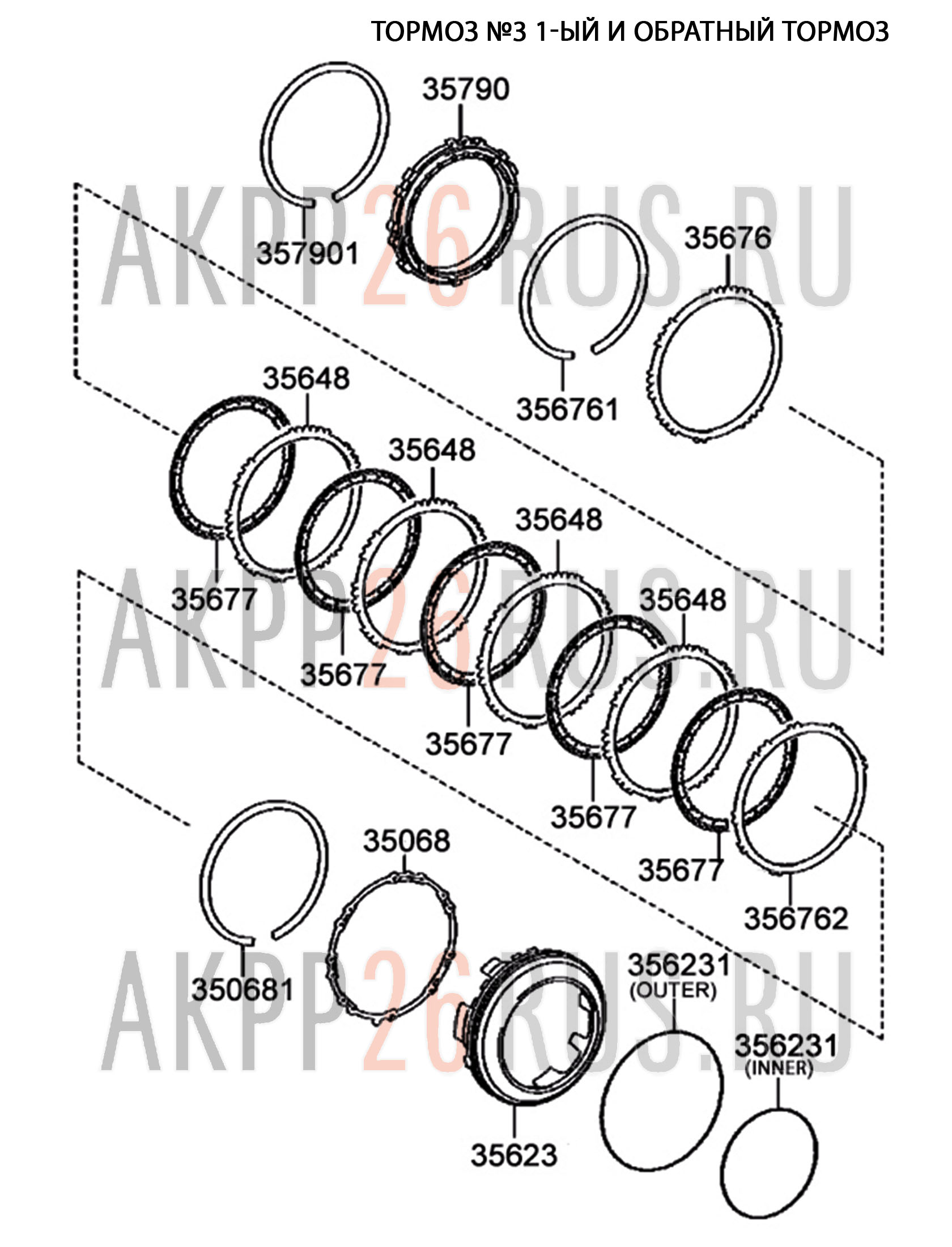 Схема для АКПП - AWF8F35, AF50-8, AWF8F45, GA8F22AW, TG-81SC, TG-81SD