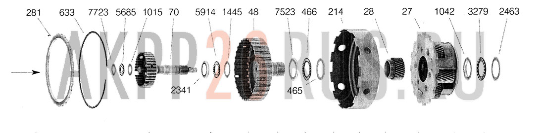 Схема для АКПП - ZF5HP18