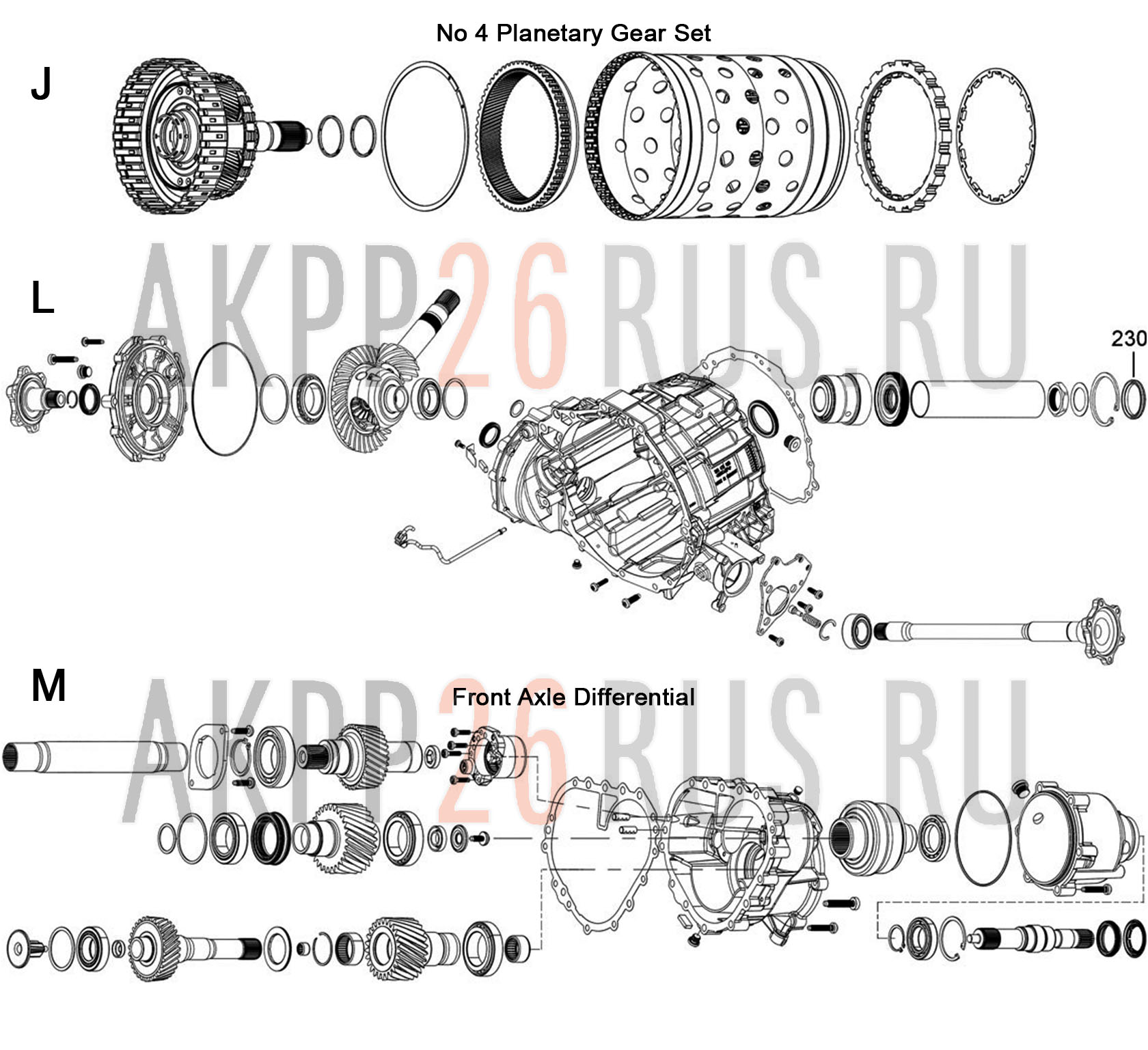 Схема для АКПП - ZF8HP65A