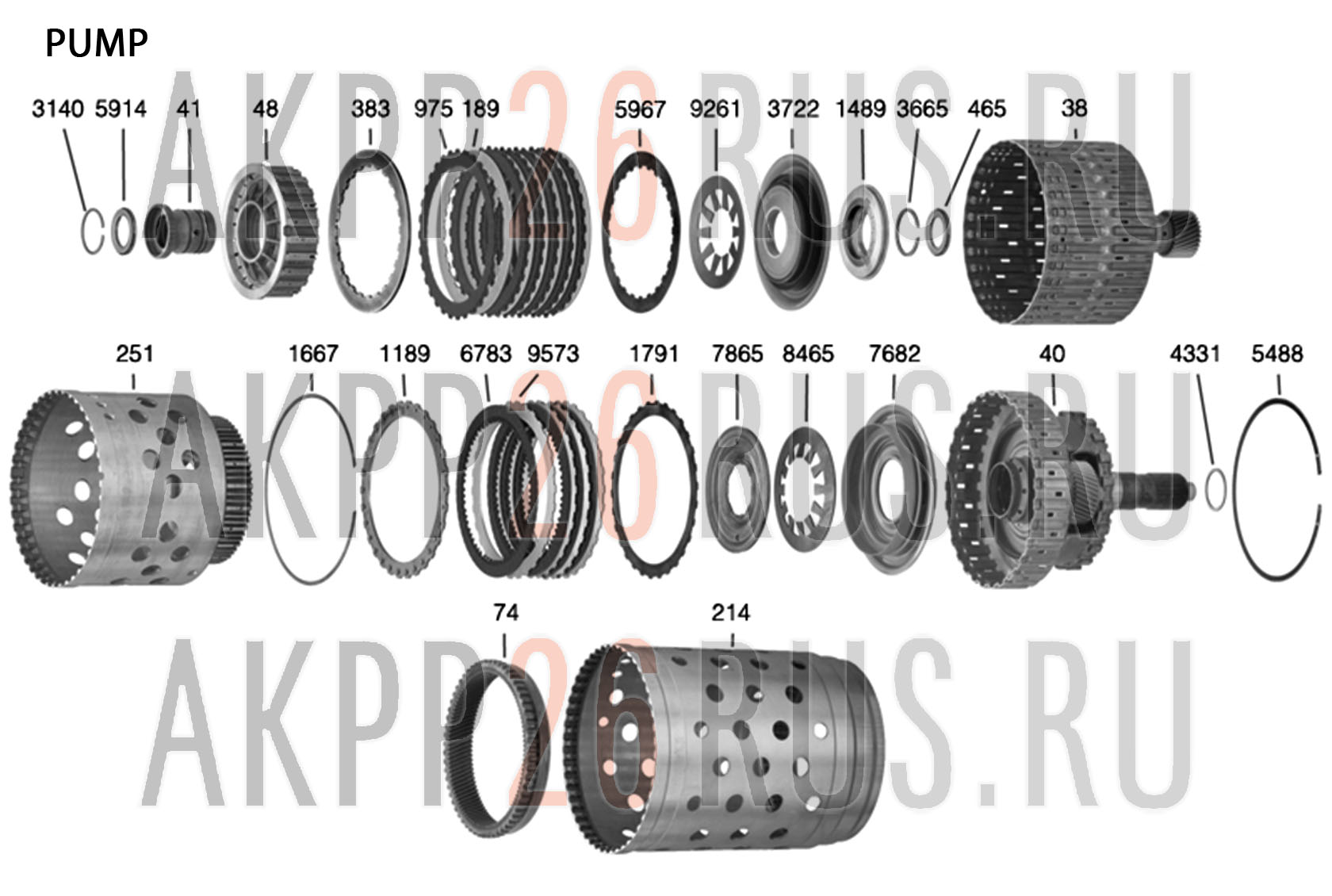 Схема для АКПП - ZF8HP90