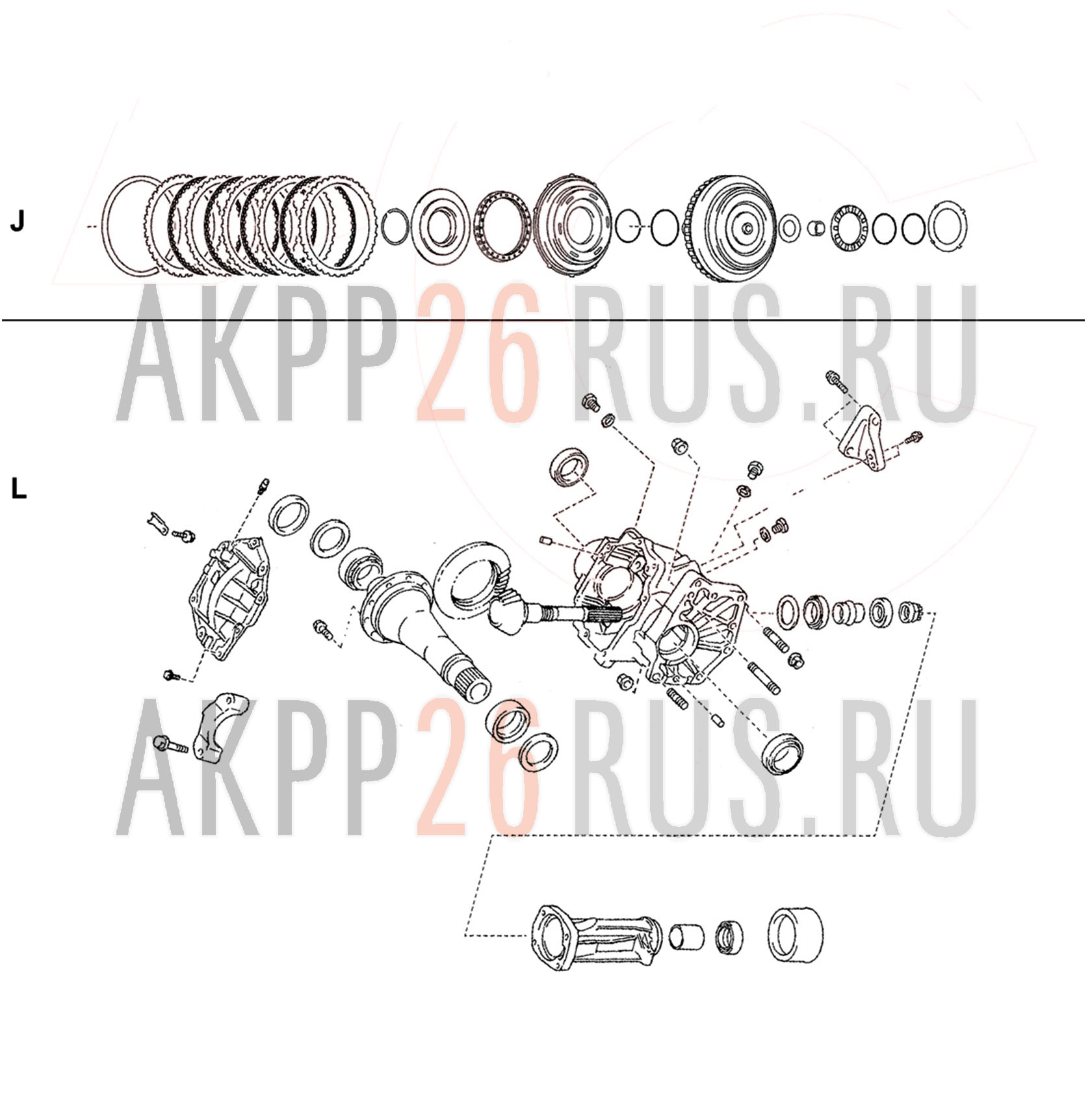 Схема для АКПП - UA80E