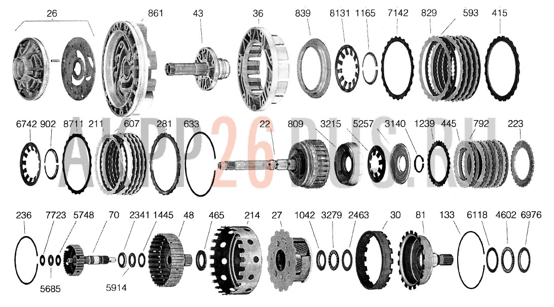 Схема акпп zf 5hp24